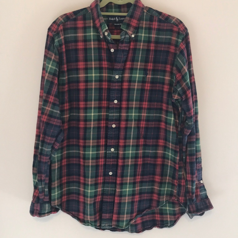 Ralph Lauren Classic Fit Flannel Button Down